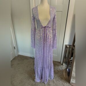 Club Exx Electric Daze Sequin
Duster - Light Purple